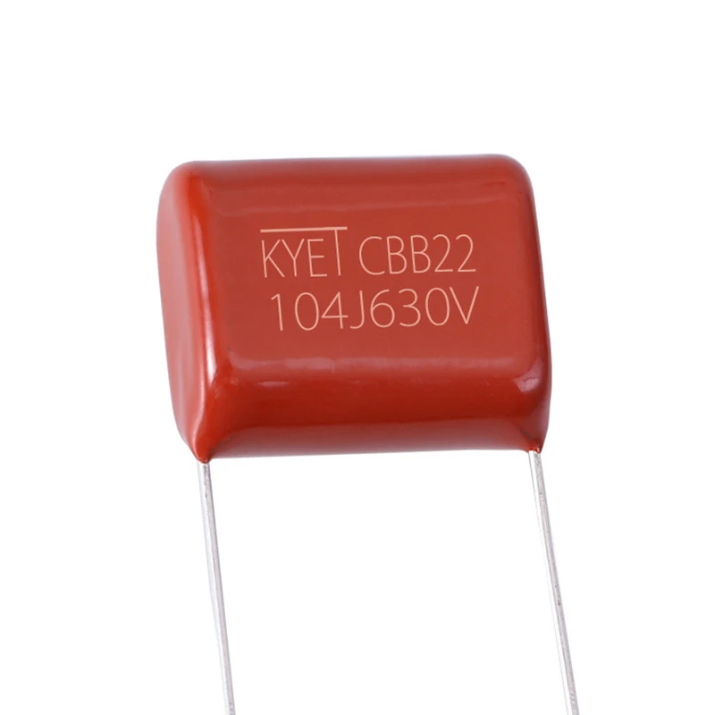 cbb22 capacitor 104J 630V P=10 0.1uf capacitor film CBB21 LED