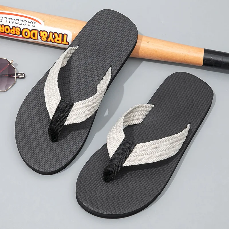 Men Flip Flops Slides Slipper Open Toe Beach Sandals