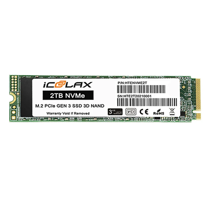 ICOOLAX M.2 Nvme SSD - 256GB High-Speed Solid State Drive