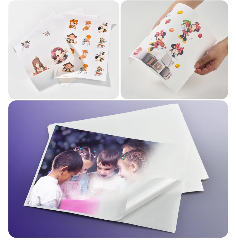 Printable Full Color A4 Blank Waterproof Self Adhesive Glossy / Matte ...