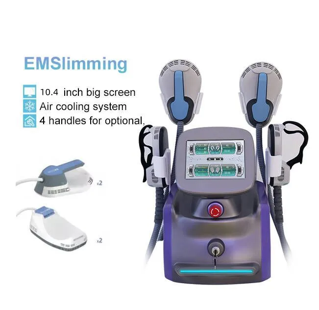 Professional Muscle Stimulator Machine Four Handles for Body