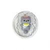 colorful Little Fat cat, Grey cat