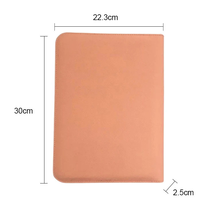 Key Holder Organizer Case In Pu Leather Portable Zipper Manager_voghion.com