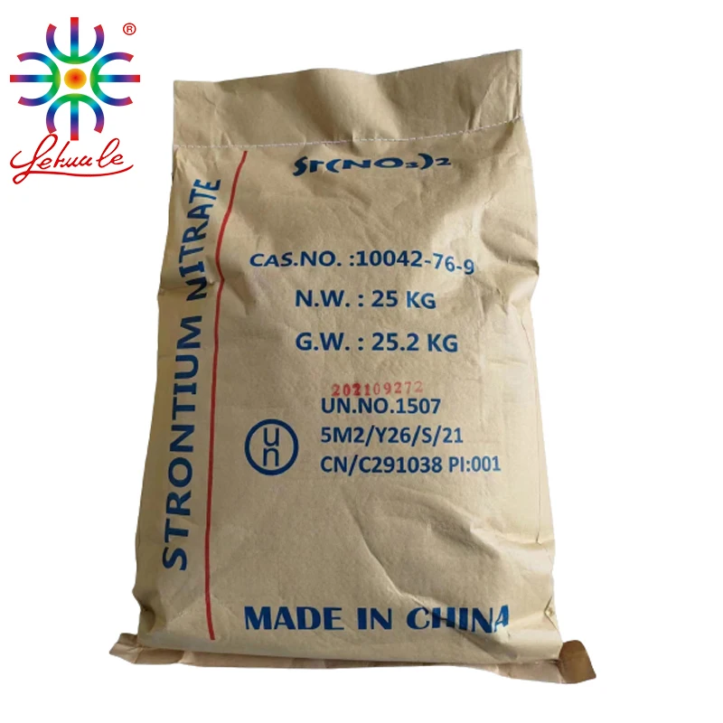 Fireworks Production Using Strontium Nitrate Powder 99.0%