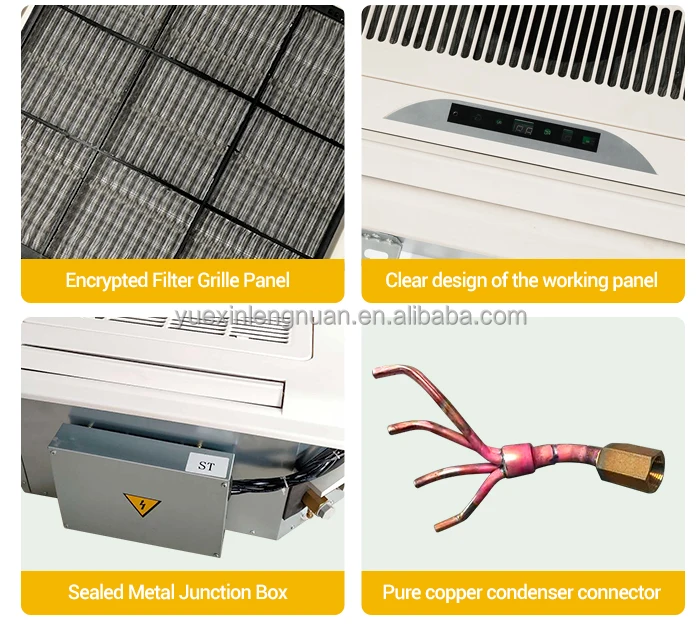 Custom Water Fancoil Hydronic Ceiling Mounted 4 Way Cassette Fan Coil Fan Coil Unit for Heating and Cooling
