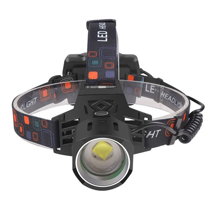 Powerful 1000LM LED Headlamp XHP70 Hunting Fishing LED Headlight 18650 Rechargeable Zoomable LED Headlight Torch for Outdoor