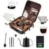 Coffret cadeau moulin à café en acier inoxydable EVA (9 pièces)