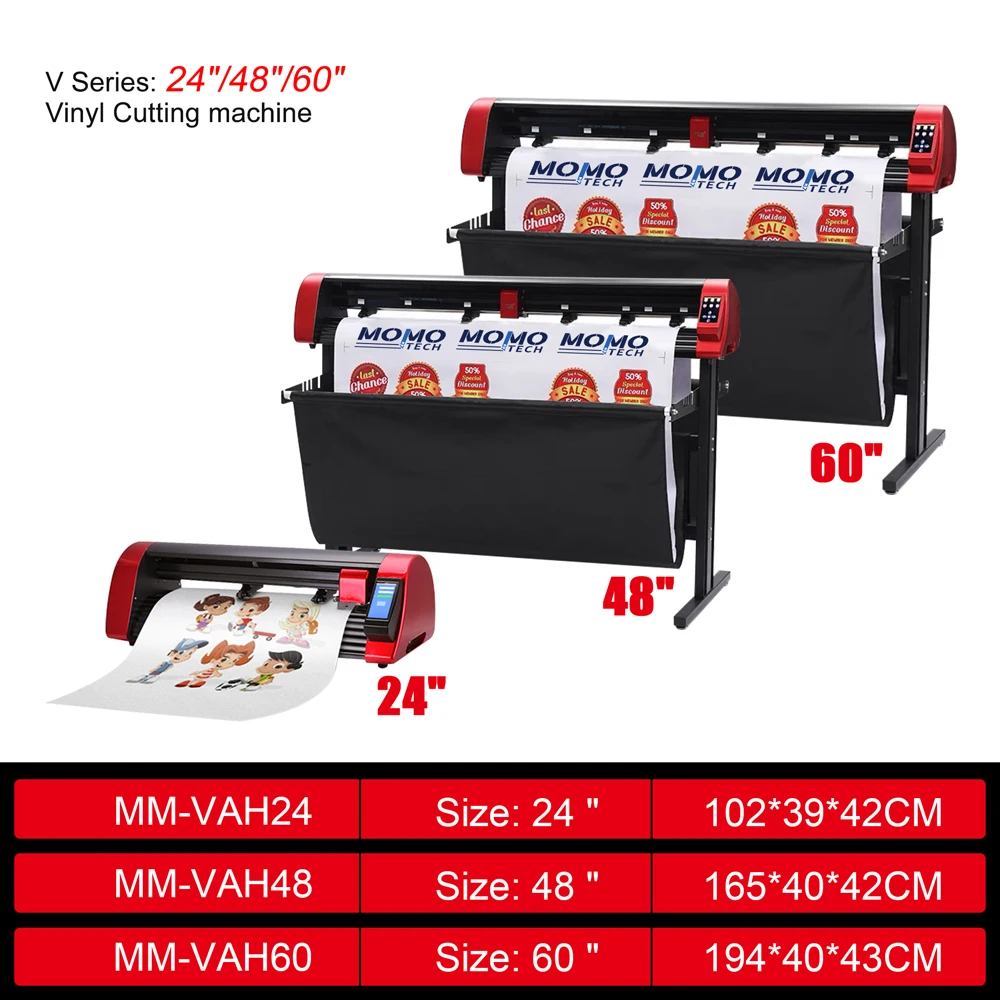 720MM Cutter Printer with Contour Cut Function 24 Inch Architectural & Garment Plotter Stand Vinyl Cutter for Various Usages