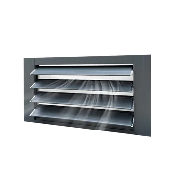 Customization Factory Hvac Systems Motorized Air Grill Removable Metal Electric Manual Shutter Wall Air Vent