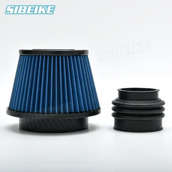 Tuyau d'admission de turbine de voiture en fibre de carbone, entonnoir
