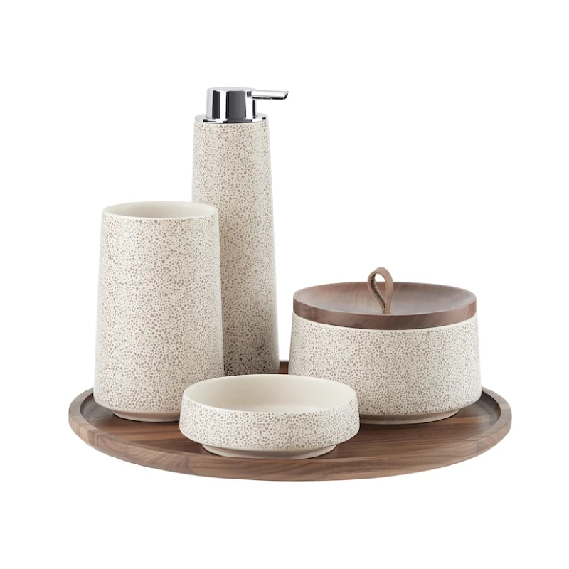 Nordic Ceramic Bathroom Toiletries Set