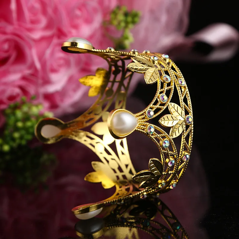 Популярная Мини-корона для торта невесты, корона для свадьбы, дня рождения, корона в стиле ретро барокко