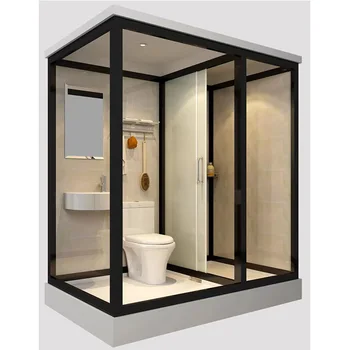 Prefab Square Round All In One Modular Completed Shower Room Cabin With ...