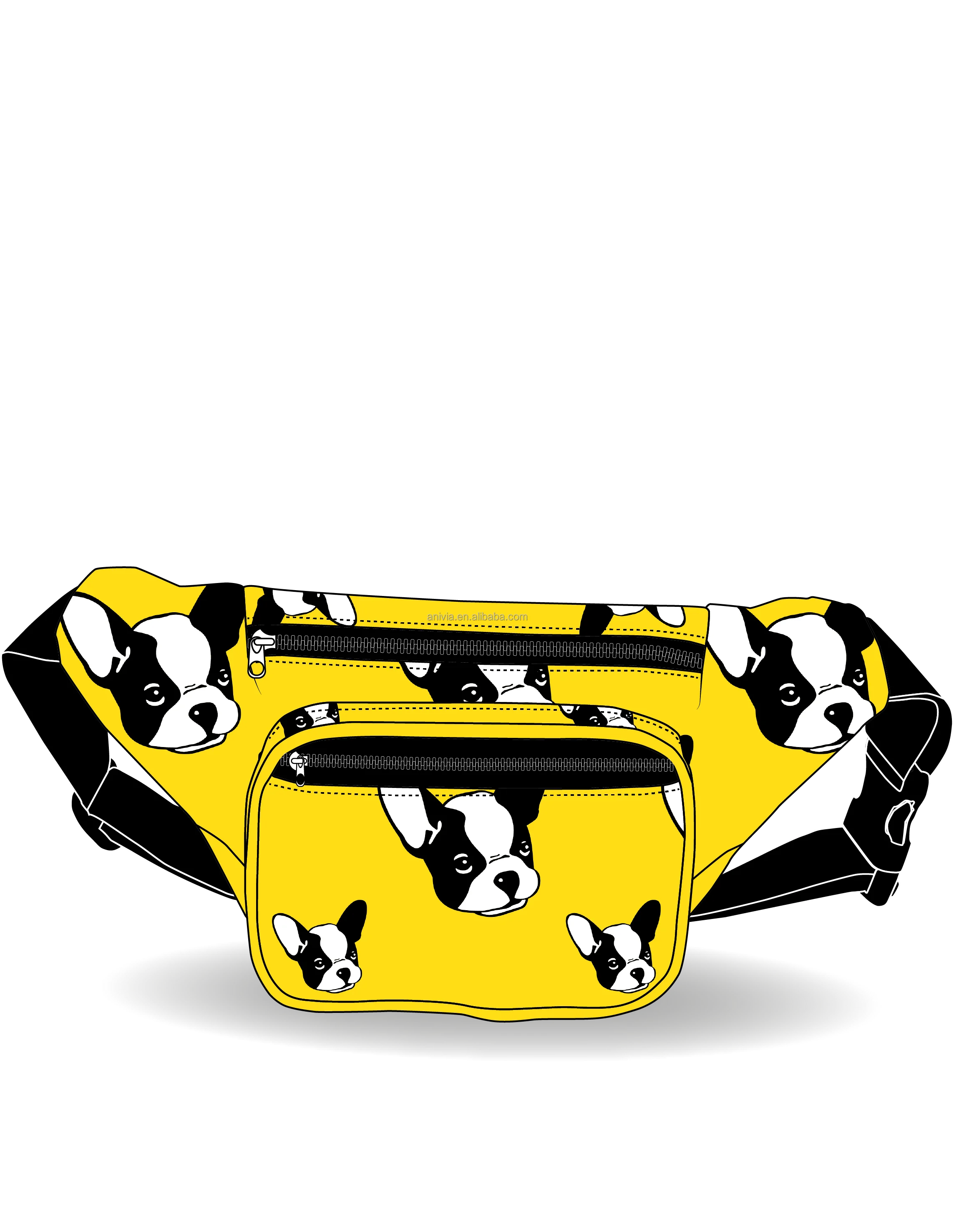 Fashion Custom Waist Bag Custom Logo Sports Shopping Bags Cheap Travel