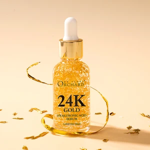 OEM/ODM Orchard Serum 24k Organic Natural Luxurious With Collagen Anti Aging 24k Gold Face Serum