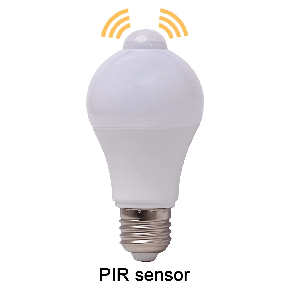 intelligent motion sensor bulb light 5w