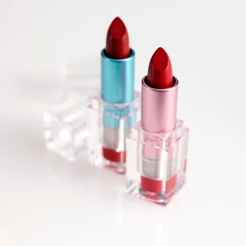 Wholesale Custom Cosmetic Design Lipstick Tube Empty Lip Balm Lip Gloss Packaging Holder Custom Printed Embossing Logo