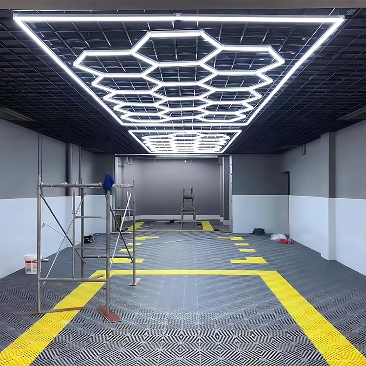 Led Protection Grid 15 Grids LED Light Working Light Hanging Hexagon Detailing Led Home ...