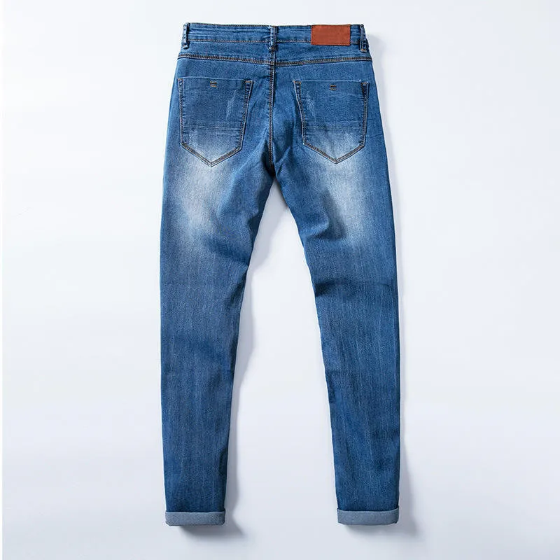 Hot Sale Slim Fit Men's Denim Jeans Summer Thin Multi Colors Jeans ...