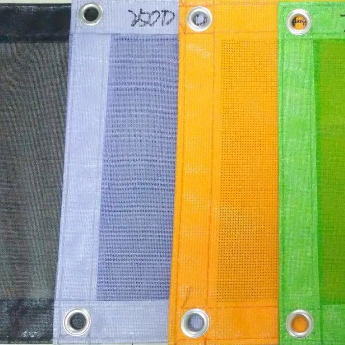 Fireproof PVC Coated Mesh Fabric As Construction Safety Net