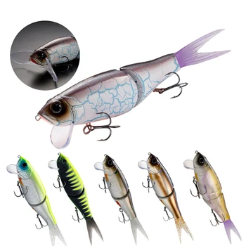 Cheery 210mm 64g Predator Multi Jointed Swim Baits Floating Minnow Lure 2 Segment Hard Baits Wobblers Bass Pike Fishing Lure – Minnow – view 2
