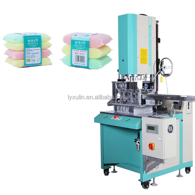 Automatic Scrub Cloth Feeding Machine Sponge Pad Wire Weaving Machine ...