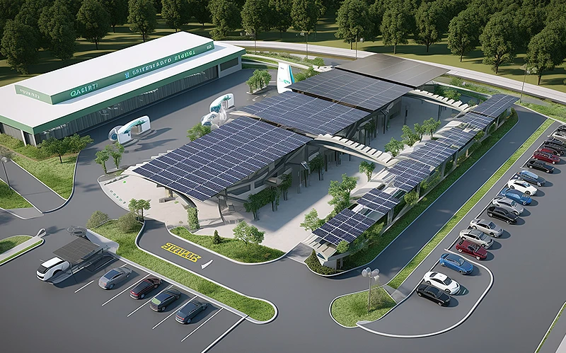product cts integrated solar ev charging station solutions dc solar ev charger with lifepo4 battery system and pv panels-21