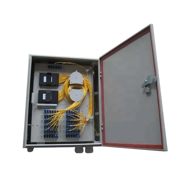 72 Cores FTTH Fiber Splitter Fiber Optic Terminal Box PLC Distribution Box