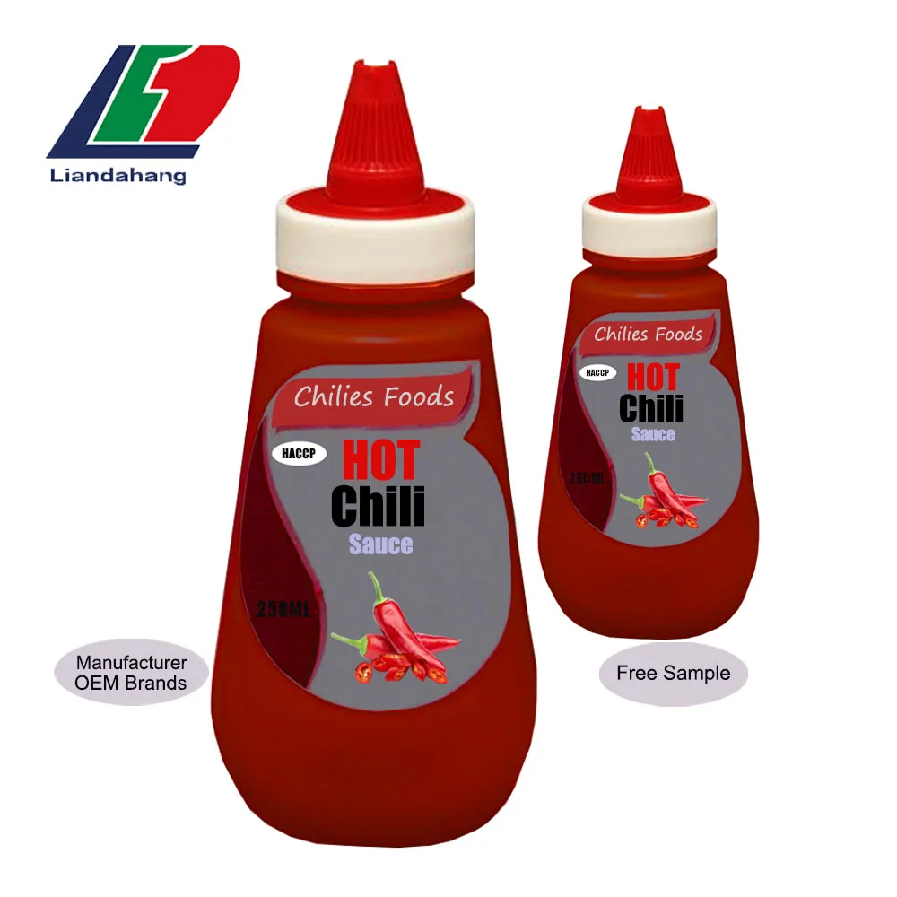 Approved KOSHER HACCP HALAL OEM Various Red Hot Sauce
