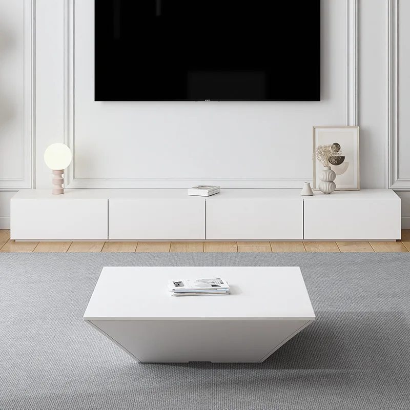 Square Coffee Table Tv Combination Living Room Modern Tv Stand