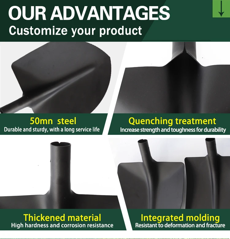 round  garden spade  shovel head-4