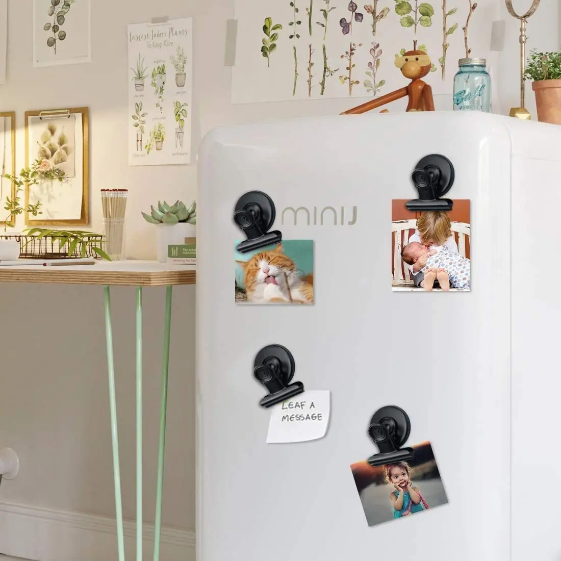 Refrigerator Heavy Duty Clips For Kitchen Stainless Steel Fridge