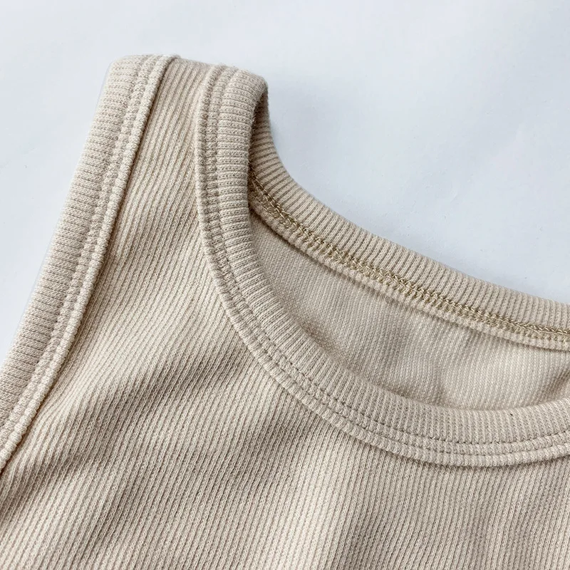 Casual Basic Sleeveless Cut Top Women