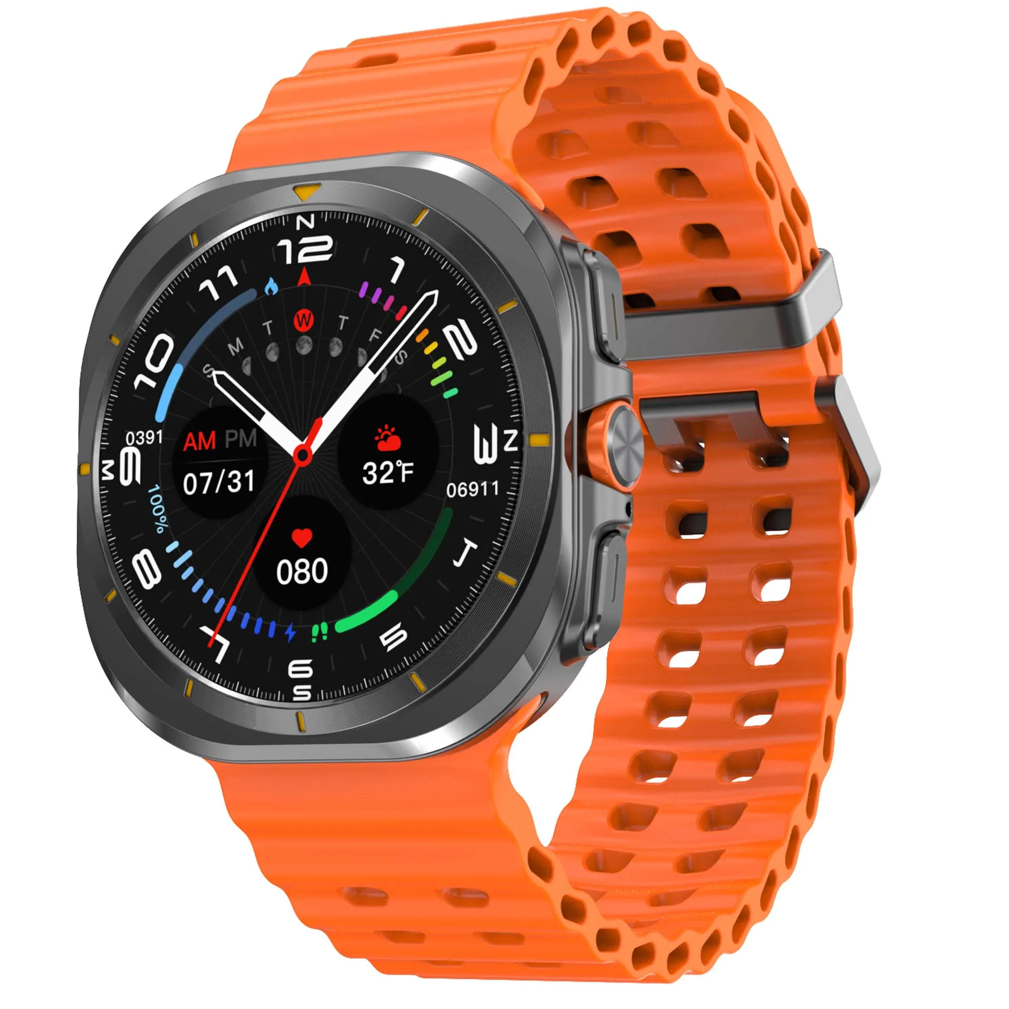 VALDUS 350mAh Battery Capacity Support TWS Connection IP68 Waterproof Smartwatch Super Long Recording DT Watch Ultra Smart Watch