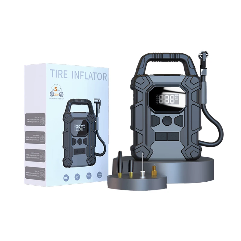 Hot Selling Intelligent Digital Display Car Multi-Function Portable 150PSI Air Pump Tire Pressure - view 5