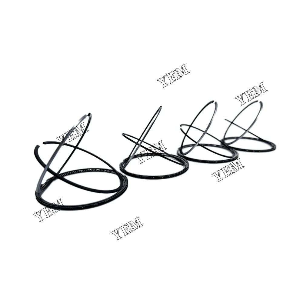 YEM Engine Parts 404F-22 Piston Rings Set STD Fit for Perkins Engine 3