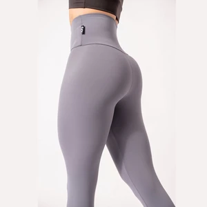 Hot Sale Breathable Spandex/Nylon High-Waisted Four-Way Stretch Eco-Friendly Scrunch Butt Plus Size Yoga Leggings for Women