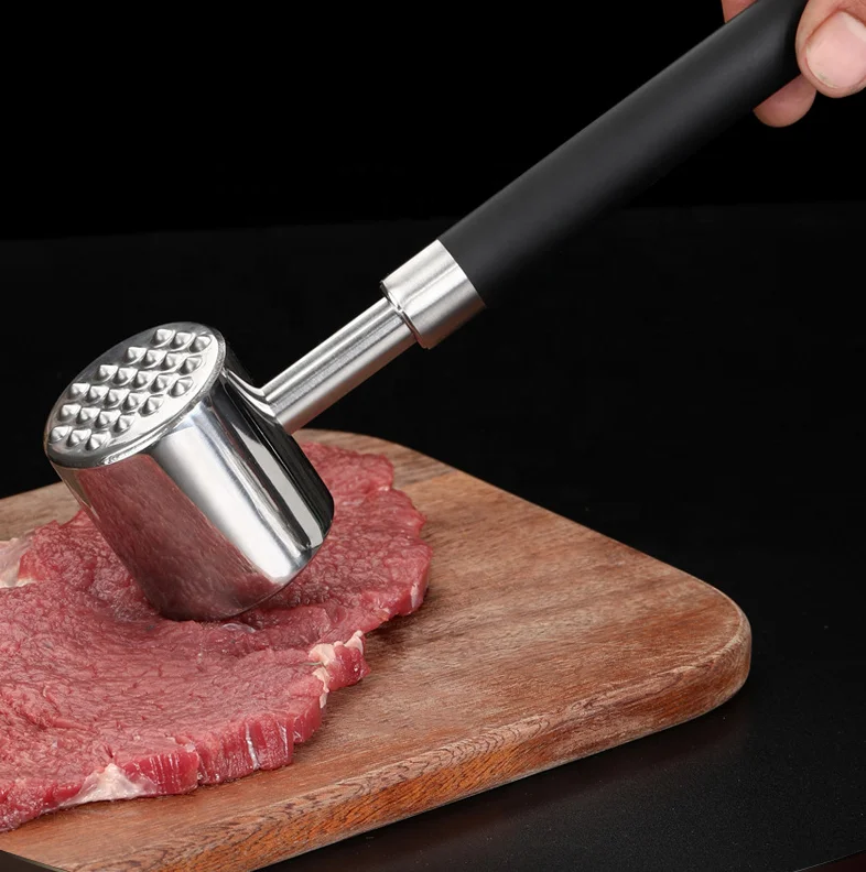 Meat Mallet L For Kitchen Bbq Meat Hammer Meat Tenderizer Sturdy Stainless