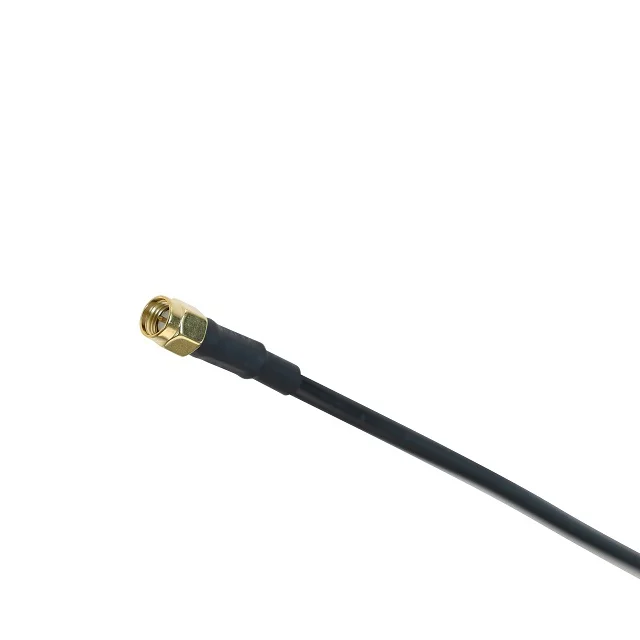 Low loss RG174 RF jumper coaxial cable MMCX  for Telecom Applications