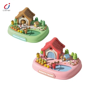 Chengji Cartoon Surprise Farm Toy Kids New Educational Mobile Fun Cartoon Pretend House Game Surprise Farm Scene Toy