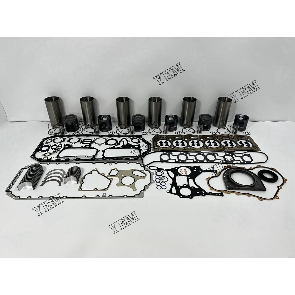 Taiwan Brand New Aftermarket C6.6 Engine Rebuilding Kit With Bearings Cylinder Gasket Set Piston Ring Liner for Caterpillar