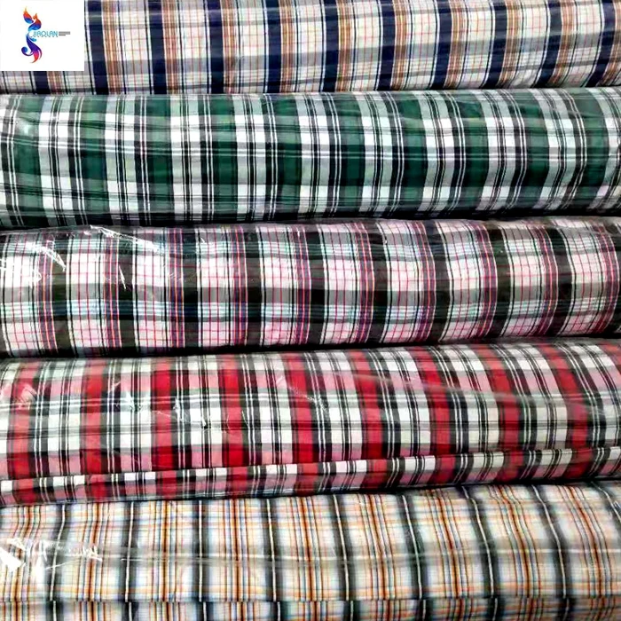 Мужская окрашенная ткань для рубашек stocklot