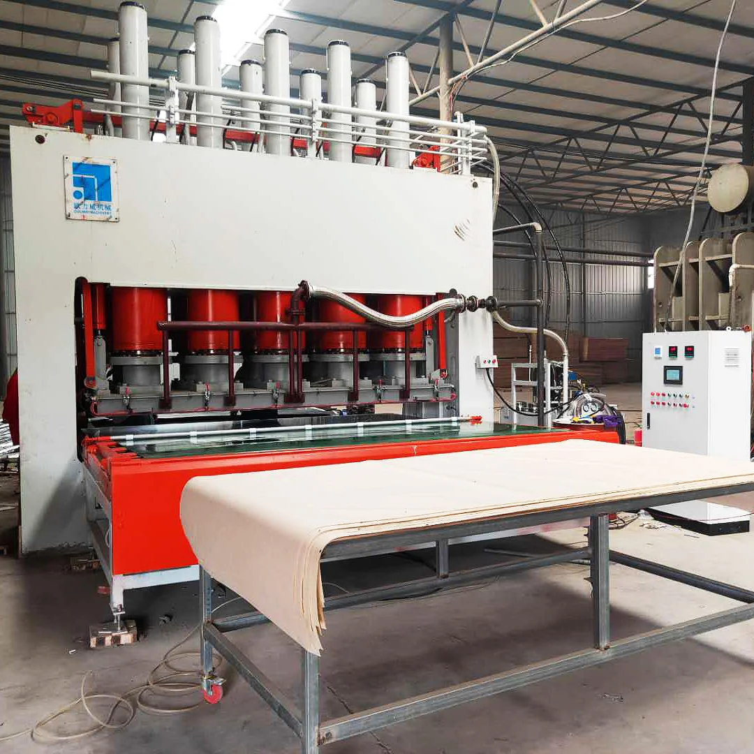 Short Cycle Melamine Laminated Board Hot Press Particle Board Laminating Machine