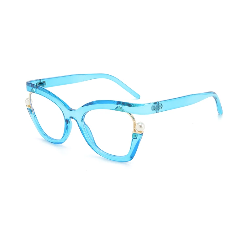 Glazzy Y2K Pearl Eyewear Frame Stylish Sunglasses Women Colorful