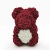 Cuore bianco orso rosso vino