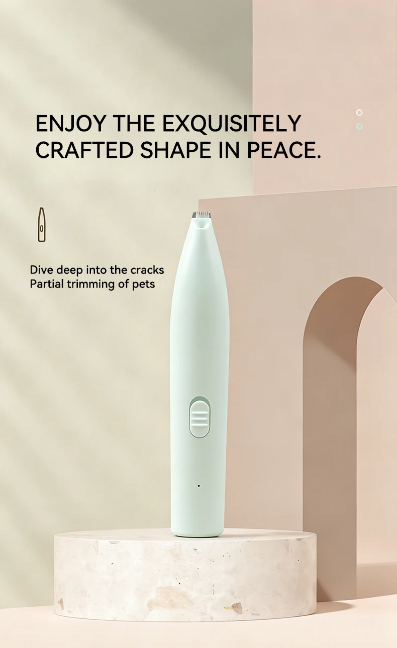 Wholesale New USB Rechargeable Pet Hair Trimmer with LED Light Safe to Use Pet Supplies details