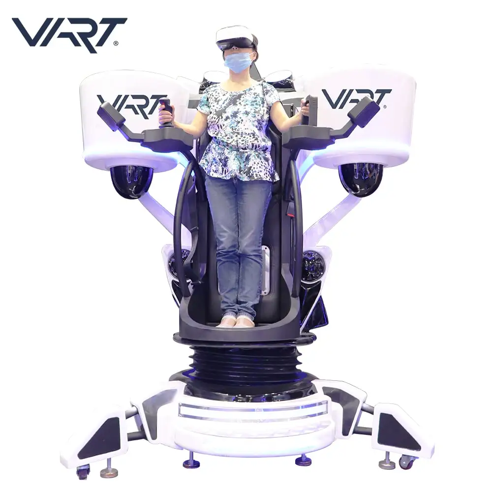 VART Coin Operated VR Games Virtual Reality Attraction 9D Flight Simulator Ride on Sale for VR Theme Park