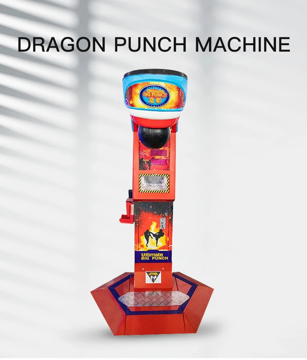 Dragon Fist Coinoperated Force Measuring Machine Boxing Game Machine