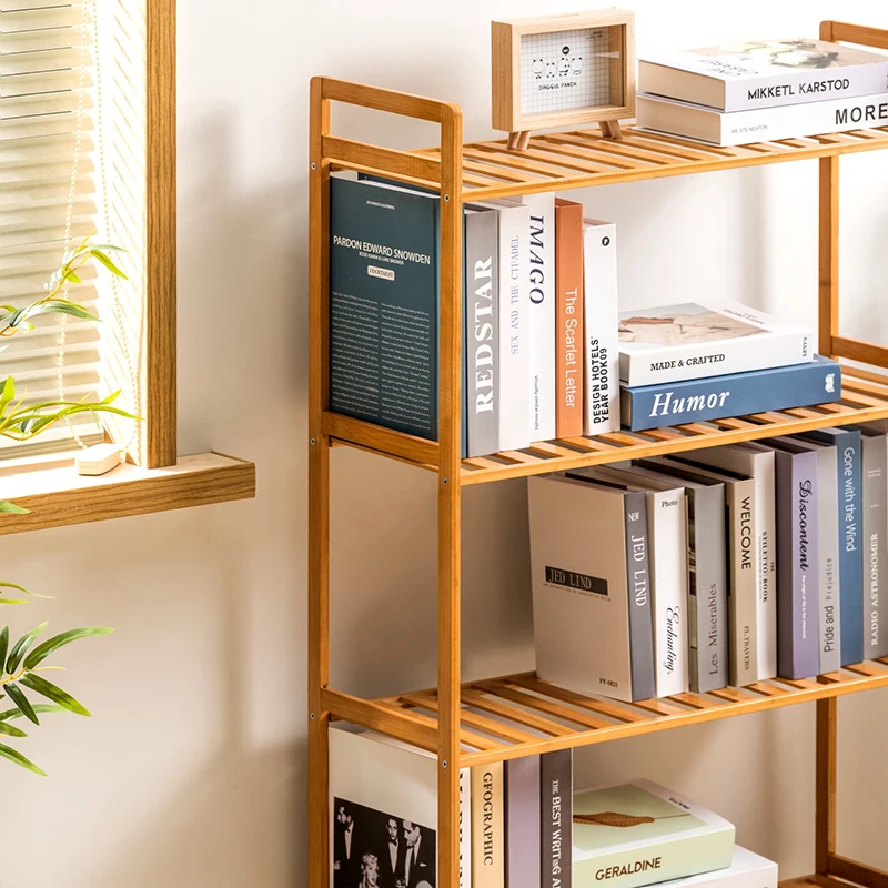 Лидер продаж, книжный шкаф из 100% натурального бамбука