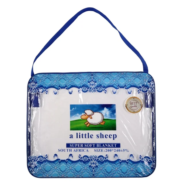 PVC Zipper Travel Blanket, Quilt Storage Bag, Plastic Bag Can Be Customized